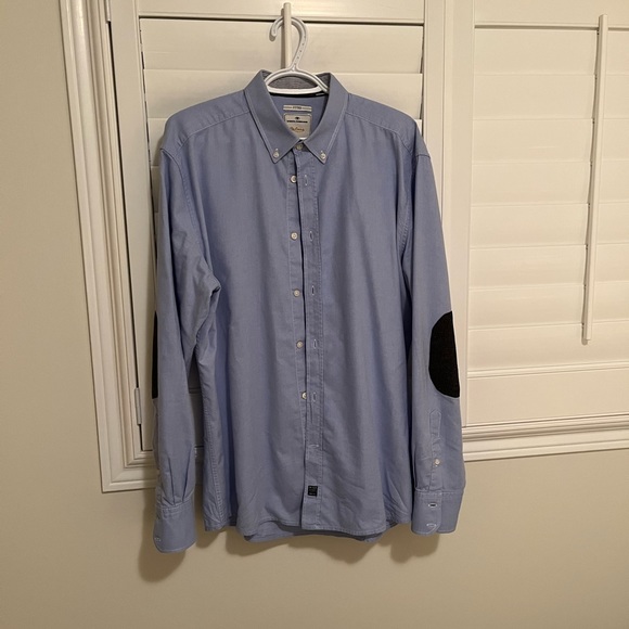 Tom Tailor button down Oxford long sleeve shirt - XL super slim fit - Picture 1 of 9